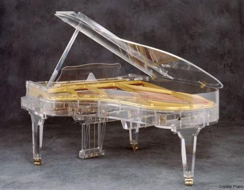 Glass Grand Piano
